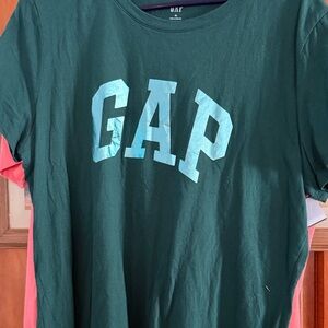 GAP Teal Logo Tee